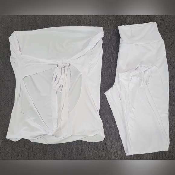 NWOT Womens Halter Two Piece Outfit - Picture 5 of 9